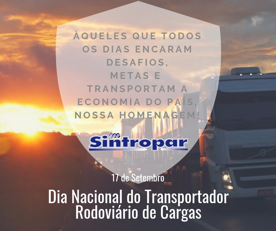 17 de Setembro - Dia Nacional do Transportador Rodoviário de Cargas
